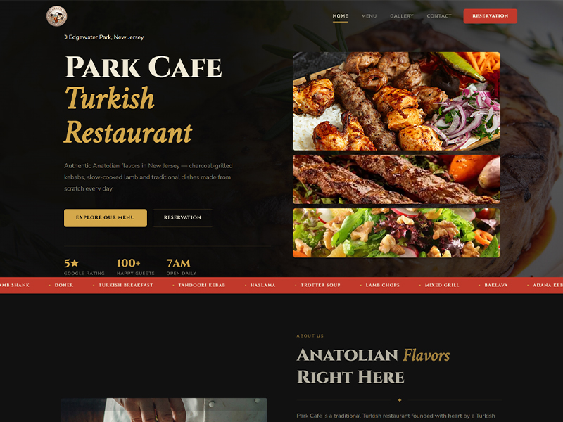 Park Cafe Tea House